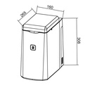 TML melkkoeler 1,0L maatvoering