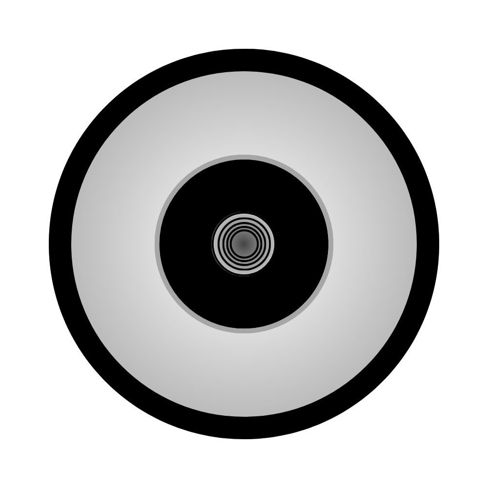 JoeFrex RVS tamperbase Knock Convex boven aanzicht