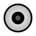 JoeFrex RVS tamperbase Knock Convex boven aanzicht