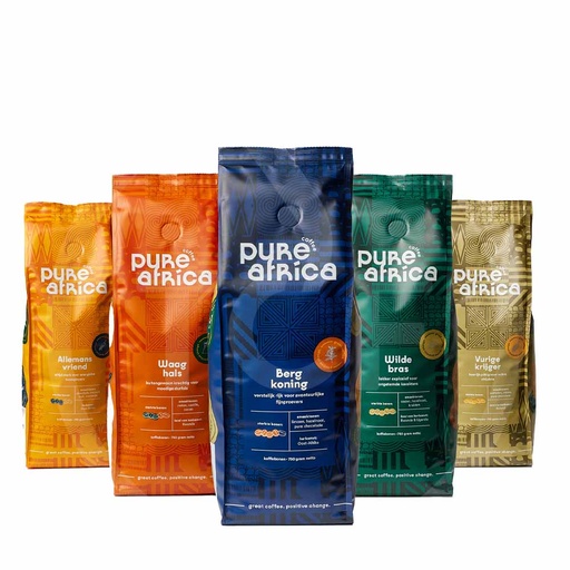 [PAPROEF] Pure Africa proefpakket [5 x 750 gr]
