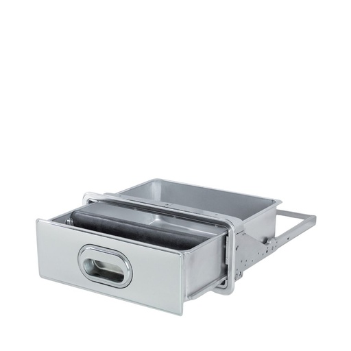 [3074] Priolinox uitkloplade RVS inbouw