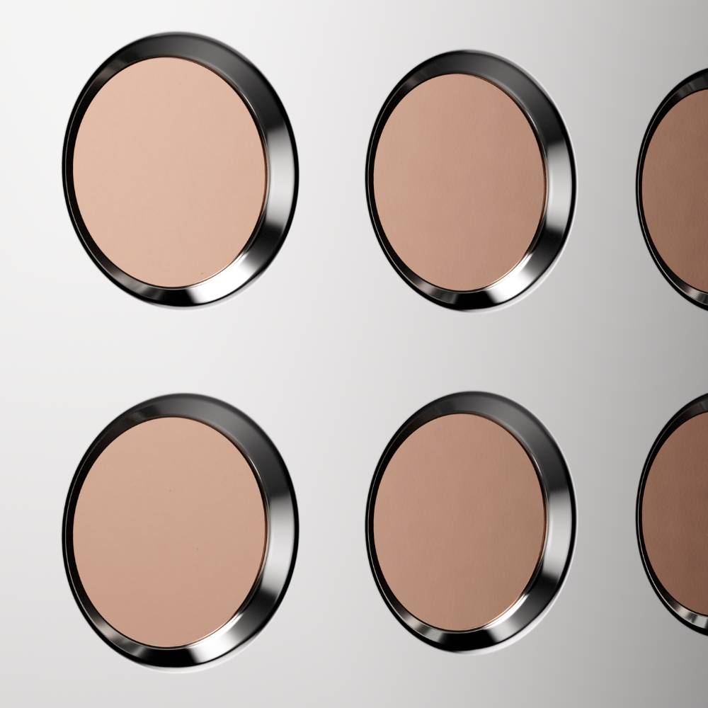 Rocket Appartamento TCA cirkels behuizing RVS/brons