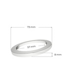 E61-groep pistonring 8 mm maten