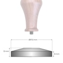 JoeFrex tamperbase Ø57,5 mm maatvoering