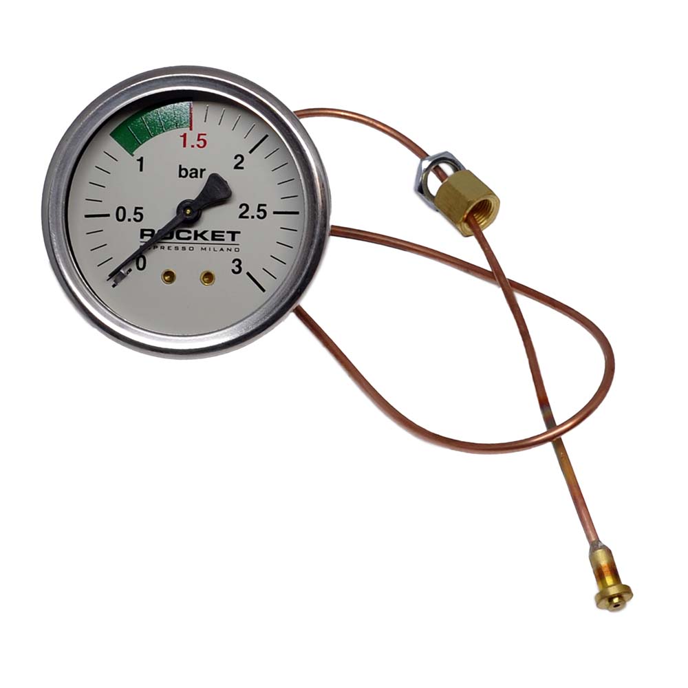 Rocket drukmeter serviceboiler Ø60 mm [3 Bar]