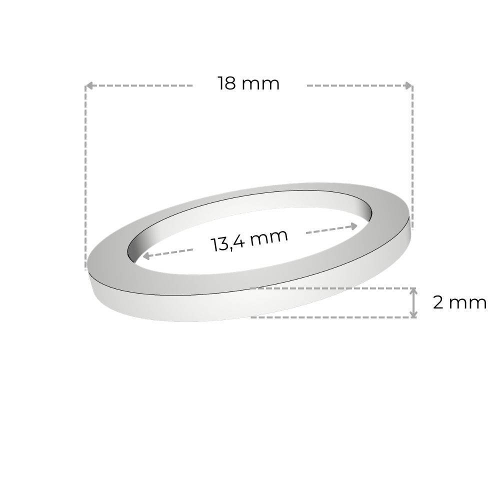 Pakking universeel [18 x 13,4 x 2 mm]