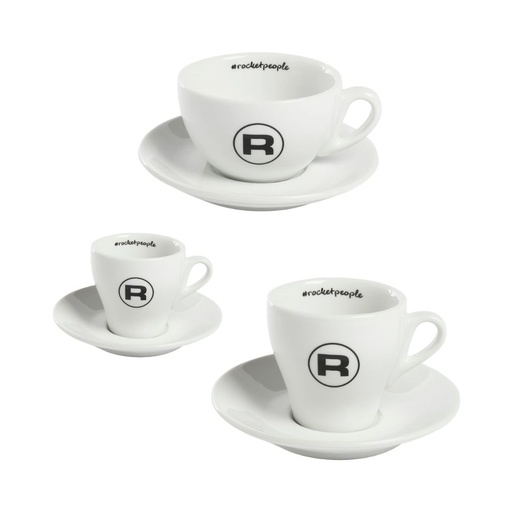 Rocket kop & schotel wit [2 maten]